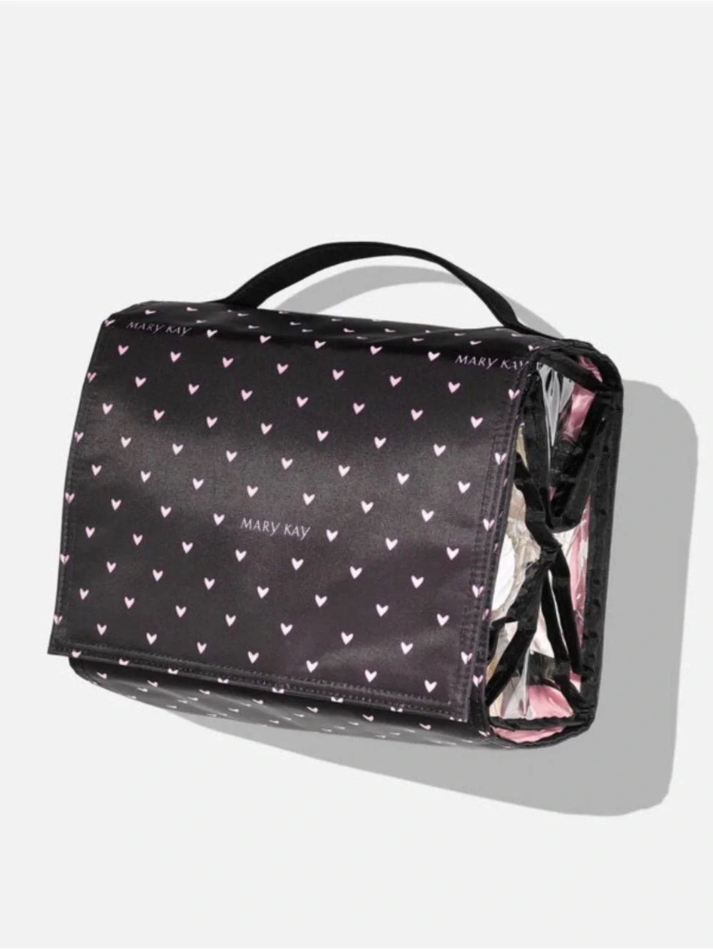 Mary Kay Black & Pink Heart Cadillac Bag
